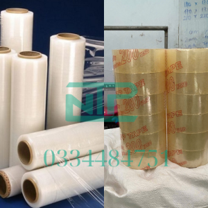hình ảnh màng PE và băng keo NTP 