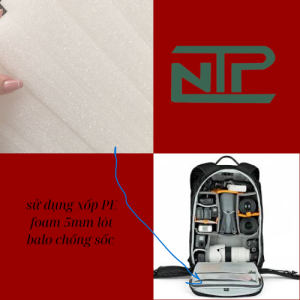 hình ảnh xốp pe foam lót balo chống sốc