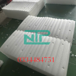 hình ảnh xốp PE foam đục lỗ