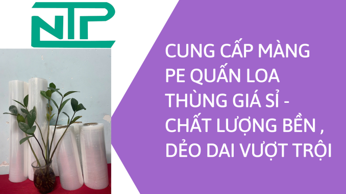 CUNG CẤP MÀNG PE QUẤN LOA THÙNG GIÁ SỈ - CHẤT LƯỢNG BỀN , DẺO DAI VƯỢT TRỘI