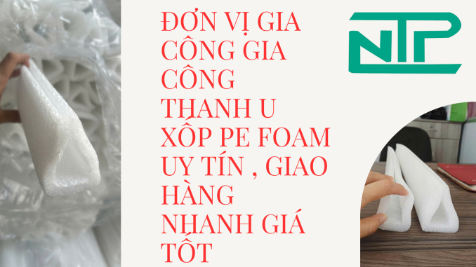 ĐƠN VỊ GIA CÔNG GIA CÔNG THANH U XỐP PE FOAM UY TÍN , GIAO HÀNG NHANH GIÁ TỐT