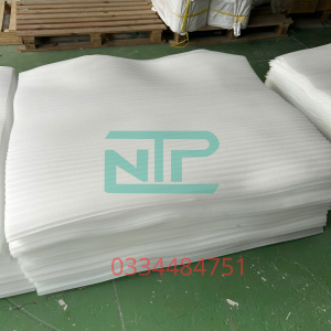 Hình ảnh màng xốp pe foam 2mm cắt tấm NTP
