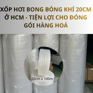 Hình ảnh cuộn xốp bong bóng khí 20cmx100m
