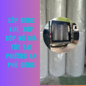 Hình ảnh xốp bóng khí, xốp nổ tại phường An phú Đông