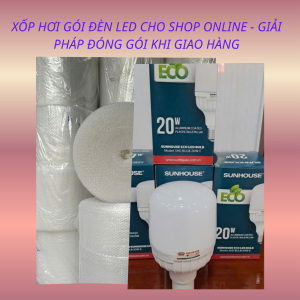 Hình ảnh xốp hơi gói bóng đèn led