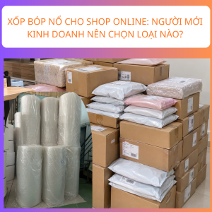 Hình ảnh minh hoạ ứng dụng của xốp nổ trong gói hàng