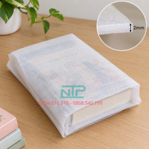 Hình ảnh màng pe foam 2mm gói sách.