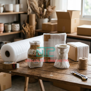 Màng pe foam 2mm gói hàng decor